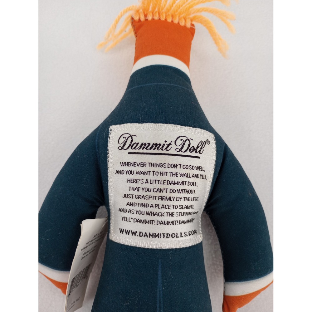 Donald Trump MAGA Dammit Doll Plush Stress Relief Gag Gift Orange Blue 13" Tall - Picture 2 of 5